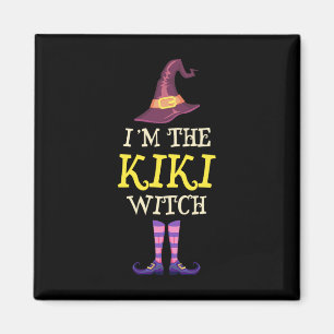 Aimant Je suis le costume de sorcière Kiki Halloween drôl