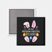 Aimant Je suis le directeur de programme Lapin drôle de j (Recto/Verso)