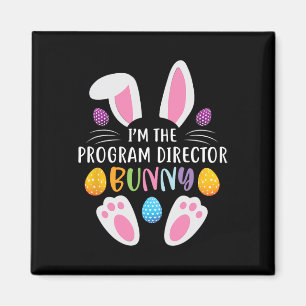 Aimant Je suis le directeur de programme Lapin drôle de j
