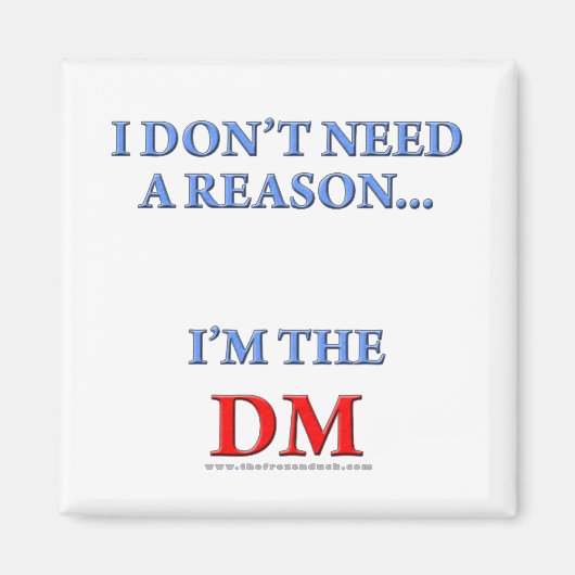Aimant Je suis le DM (Devant)