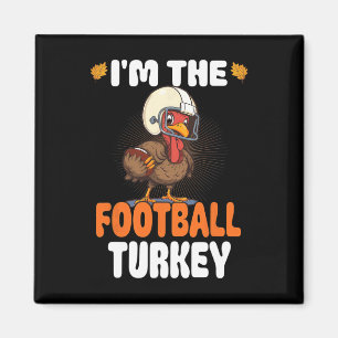 Aimant Je suis le football Turquie Bon thanksgiving Thank