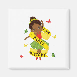 Aimant Je suis le mois de l'histoire des Noirs Afro Afric