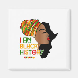Aimant Je suis le Mois de l'Histoire des Noirs Afro-Améri