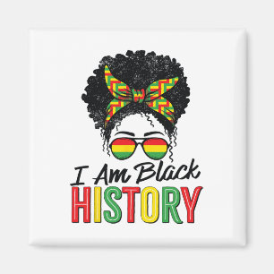 Aimant Je suis le Mois de l'histoire des Noirs Femmes Afr