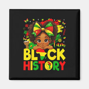 Aimant Je suis le mois de l'histoire des Noirs Fierté afr