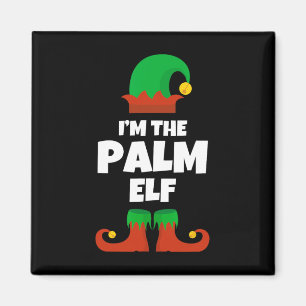 Aimant Je suis le Palm Elf Famille Pyjama Noël Drôle Bea