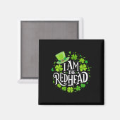 Aimant Je Suis Le Redhead Dibs Roux Drôle St Patricks Da (Recto/Verso)