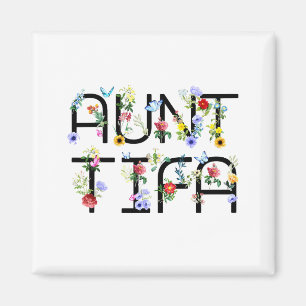 Aimant Je suis le T-shirt de tante Tifa Tante Tifa drôle