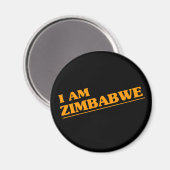 Aimant Je suis le Zimbabwe (Recto/Verso)