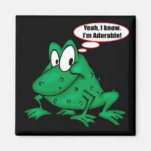 Aimant Je suis les cadeaux drôles adorables de T-shirts