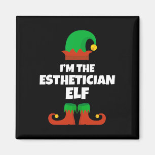 Aimant Je suis l'Esthétique Elf famille pyjama Noël Soit