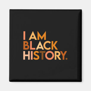 Aimant Je suis l'histoire noire Célébration du Mois de l'