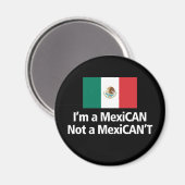 Aimant Je suis MexiCAN, pas MexiCANT ! (Recto/Verso)