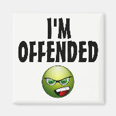 Aimant Je suis offensé de colère (Devant)