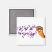 Aimant Je Suis Payé Pour Mon Autographe (Recto/Verso)