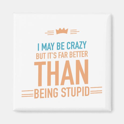 Aimant Je suis peut-être folle (Devant)