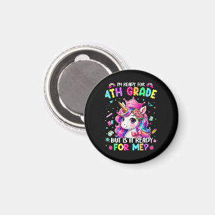 Aimant Je suis prêt pour la licorne de 4e année, premier