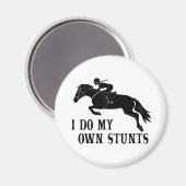 Aimant Je Suis Propre Stunts Cheval Équitation Fille (Recto/Verso)