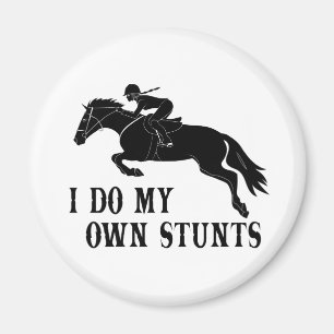 Aimant Je Suis Propre Stunts Cheval Équitation Fille