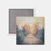 Aimant Je suis reconnaissant pour l'aventure (Recto/Verso)