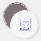 Aimant Je suis rédacteur (Recto/Verso)