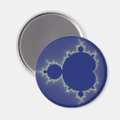 Aimant Je Suis Si Bleu - Fractal (Recto/Verso)