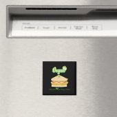 Aimant Je suis si frais Vegan jour 2022 Sticker1 (In Situ (Lave-vaisselle))