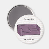 Aimant Je suis Sofa King On Todd It! ! ! (Recto/Verso)