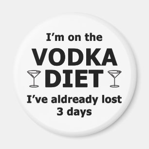 Aimant Je suis sur la vodka Diet