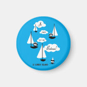 Aimant Je suis sur un Bateau ! (Devant)