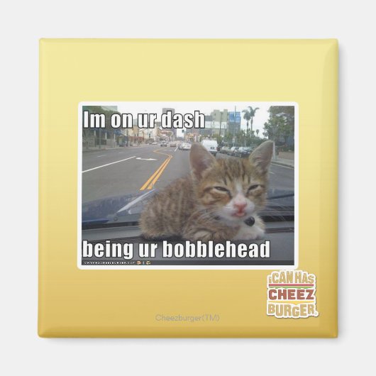 Aimant Je suis sur votre tiret (Devant)