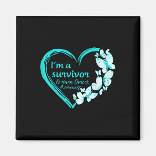 Aimant Je Suis Survivant Papillon Ovarien Sensibilisation