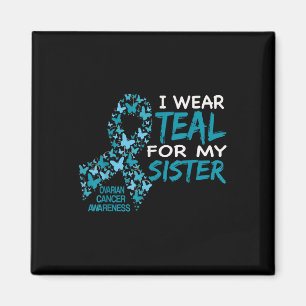 Aimant Je Suis Turquoise Pour Ma Soeur Conscience Du Canc