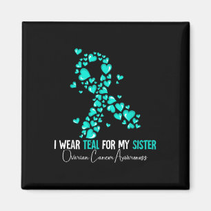 Aimant Je Suis Turquoise Pour Ma Soeur Conscience Du Canc