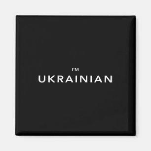 Aimant Je suis ukrainien Je suis ukrainien Zelensky Ukrai
