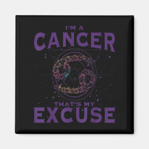 Aimant Je Suis Un Cancer Zodiac Signal Graphique Crabe Ho