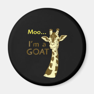 Aimant Je suis un Cool de chèvre qui confuse la Giraffe
