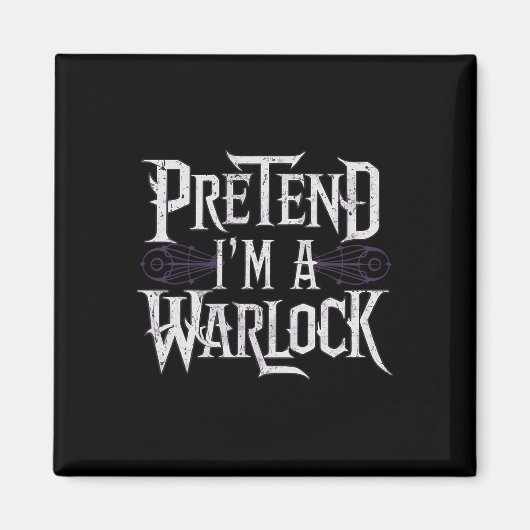 Aimant Je suis un démoniste (Devant)