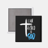 Aimant Je suis un enfant de Dieu (Recto/Verso)