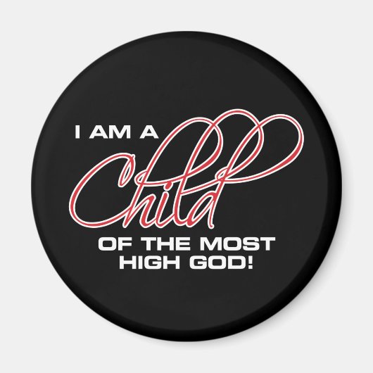 Aimant Je suis un enfant du Dieu le plus haut - Osteen (Devant)