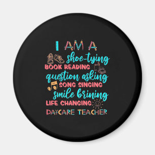 Aimant Je Suis Un Enseignant De Garderie