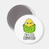 Aimant Je suis un petit jeu de maïs amusant (Recto/Verso)