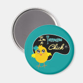 Aimant Je suis un poussin du Tennessee (Recto/Verso)