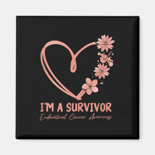 Aimant Je Suis Un Survivant. Sensibilisation au cancer de