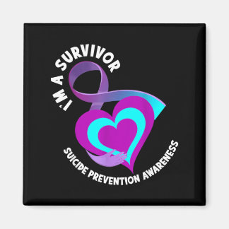 Aimant Je Suis Un Survivant Soutien Prévention Sensibilis