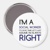 AIMANT JE SUIS UN TRAVAILLEUR SOCIAL (Recto/Verso)