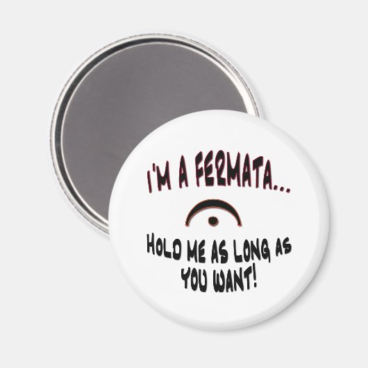Aimant Je suis une Fermata... (Recto/Verso)