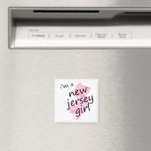 Aimant Je suis une fille du New Jersey (In Situ (Lave-vaisselle))
