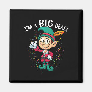 Aimant Je suis une grande fête Noël Père Noël Aide