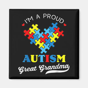 Aimant Je suis une grande Sensibilisation sur l'autisme g